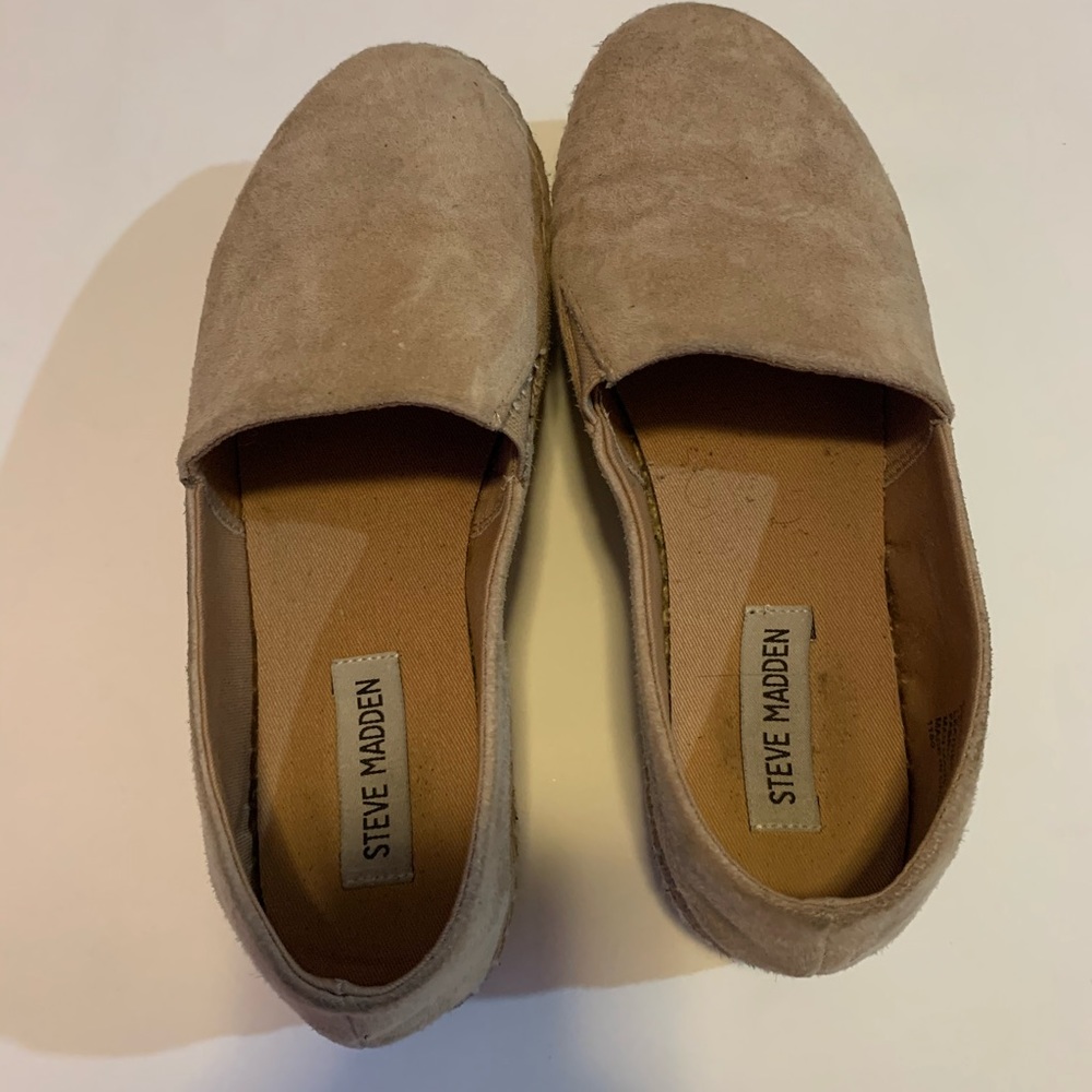 Steve Madden beige espadrilles